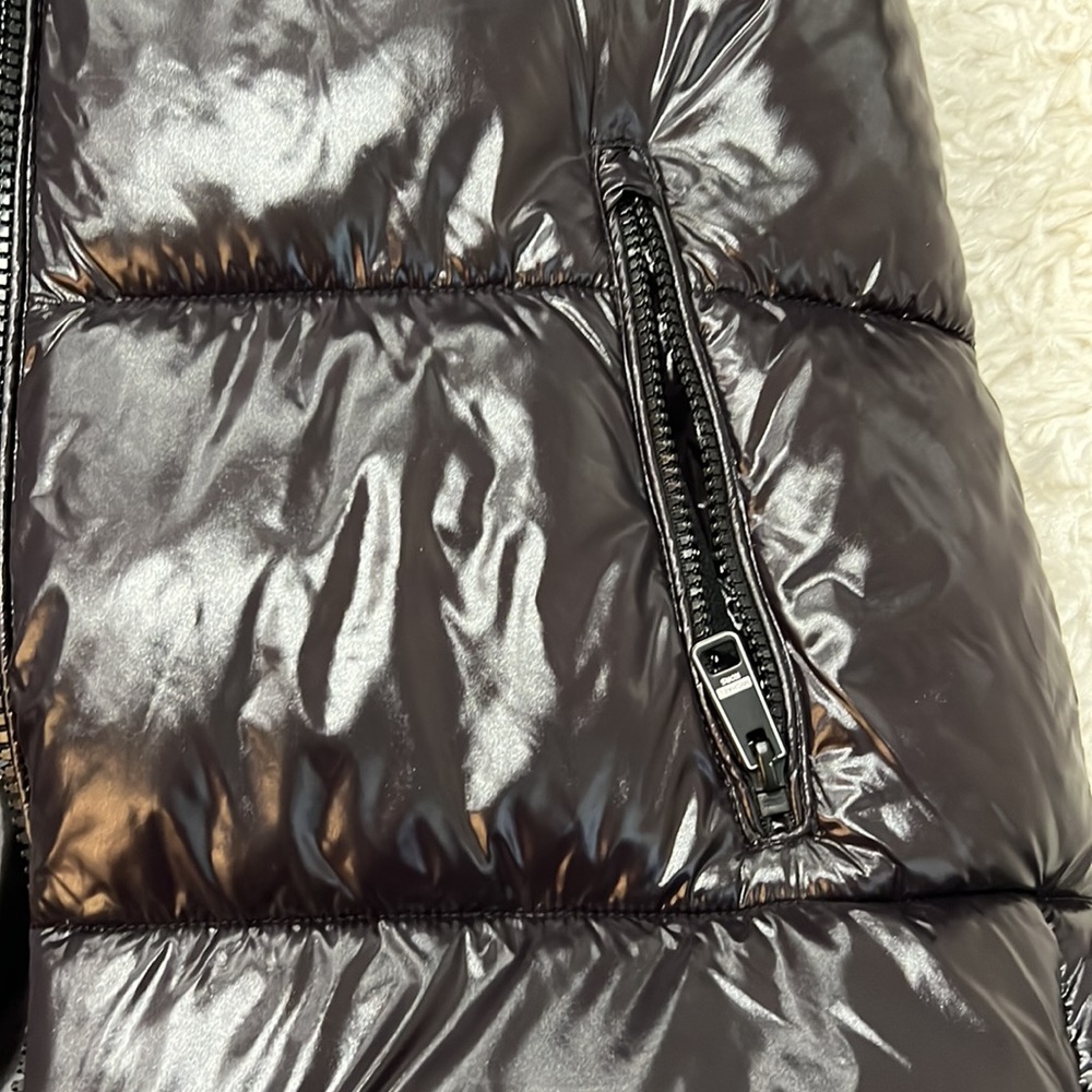 MICHAEL KORS High-Shine Puffer Long Jacket - Picture 6 of 12